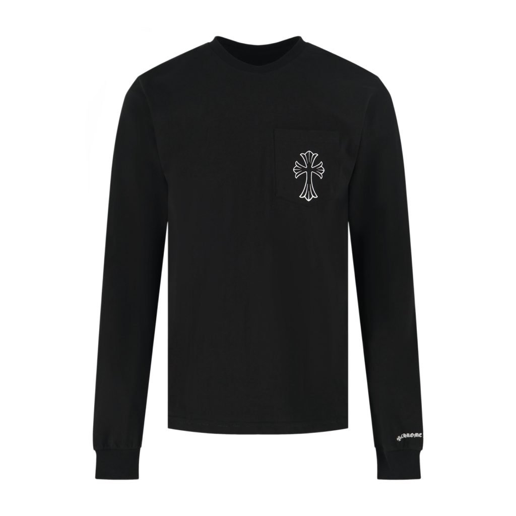 Classic Oval Printed Sweater In Black – Sk776