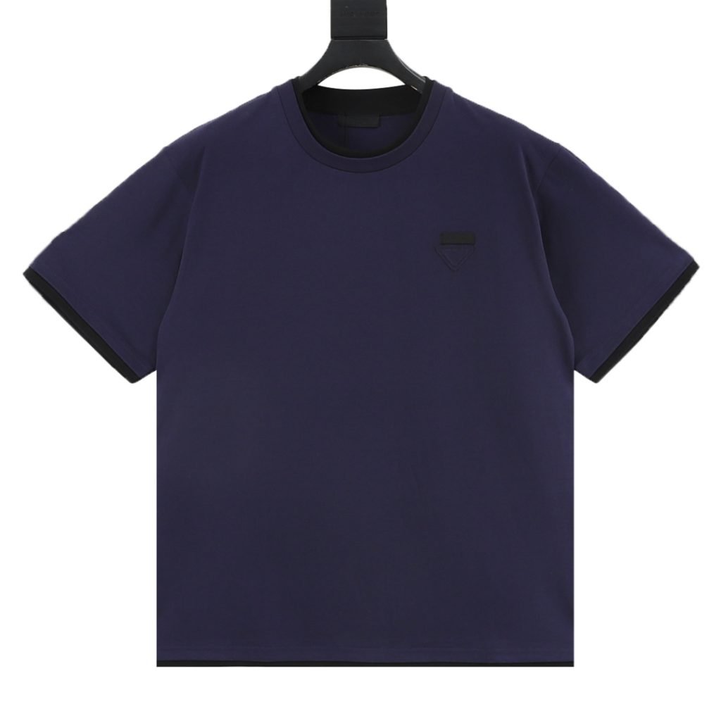 Cotton T-Shirt In Blue