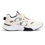 Demivee Mesh And Suede Sneakers In White – Vl224