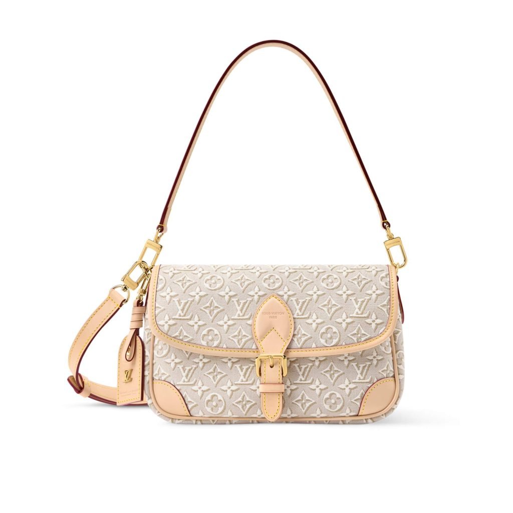Diane Pm Bag Monogram Embleme Peuplier Jacquard Textile M29795