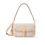 Diane Pm Bag Monogram Embleme Peuplier Jacquard Textile M29795