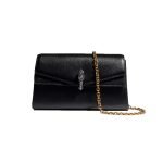Dionysus Small Shoulder Bag Black Leather