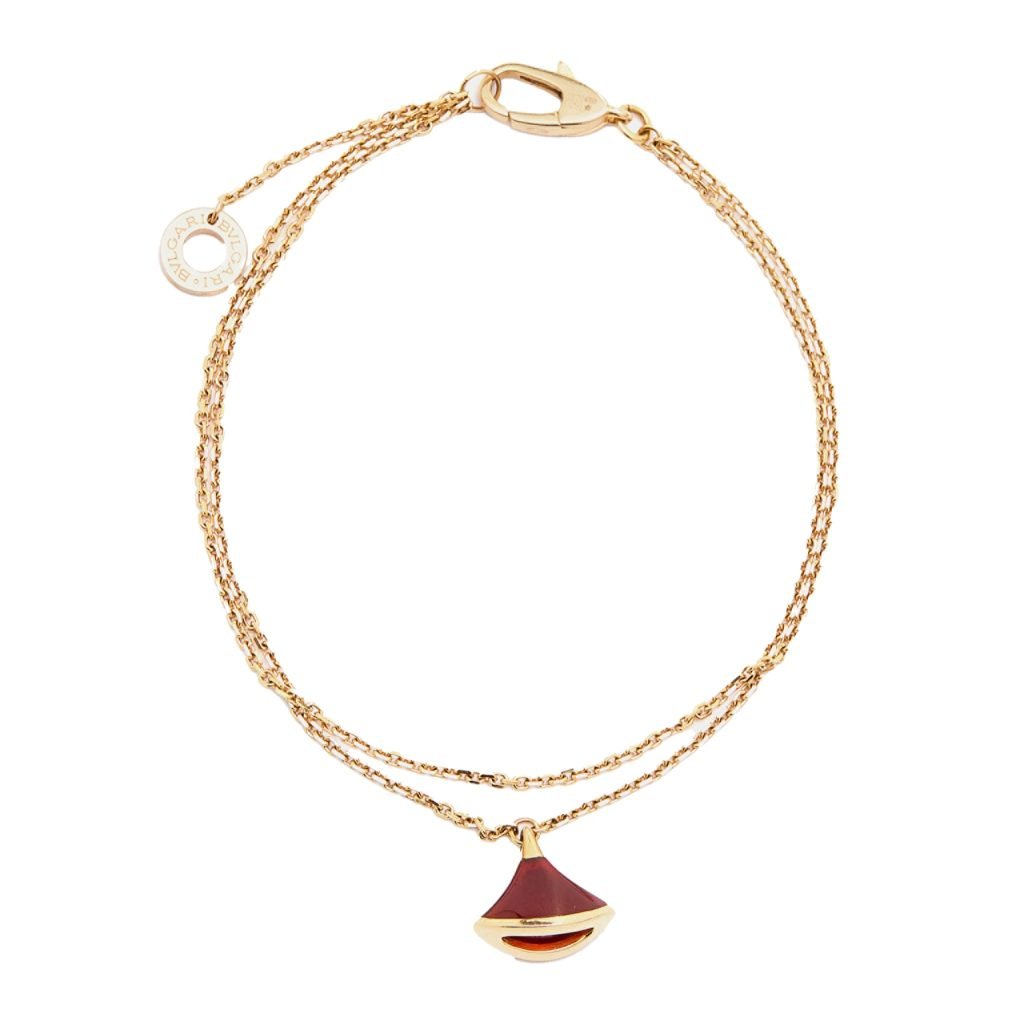 Divas’ Dream Carnelian 18K Rose Gold Bracelet