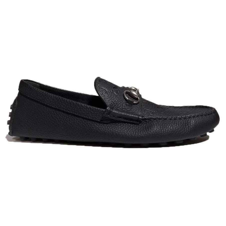 Driver With Horsebit Black GG Leather – Gc567