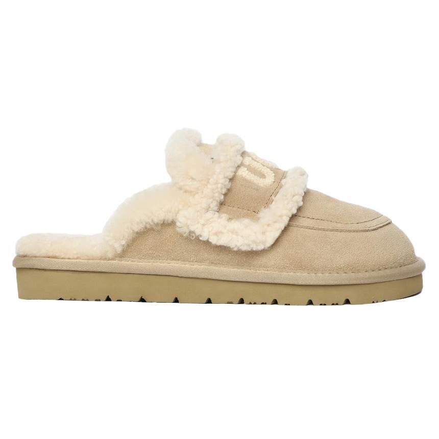 Erin Platform Scuffs In Beige