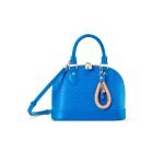 Alma Bb Bag Ocean Blue Cowhide Leather M29125