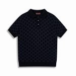 GG Cotton Silk Jacquard Polo Shirt