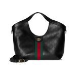 Giglio Small Tote Bag Black GG Leather