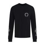 Horseshoe Floral Sweater In Black – Sk782