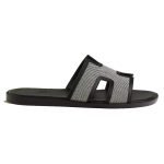 Izmir Sandals In Black And Grey – Hs142