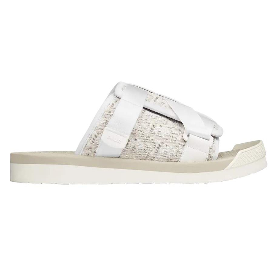 Alpha Sandals Off-White Oblique Jacquard – Cds43