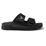 Leather Strap Slides In Black – Pds44