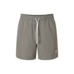 Logo Embroidererd Swim Shorts In Grey