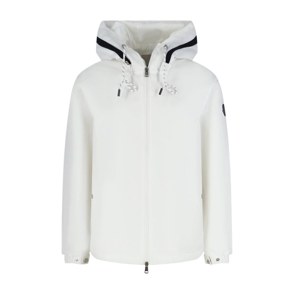 Logo Hooded Jacket In Blue