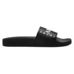 Ma Logo Embossed Slides In Black