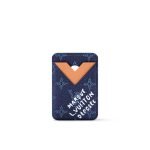 Magnetic Card Holder Ocean Blue Monogram Heritage Coated Canvas M26946