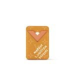 Magnetic Card Holder Ocean Saffron Yellow Monogram Heritage Canvas M26947
