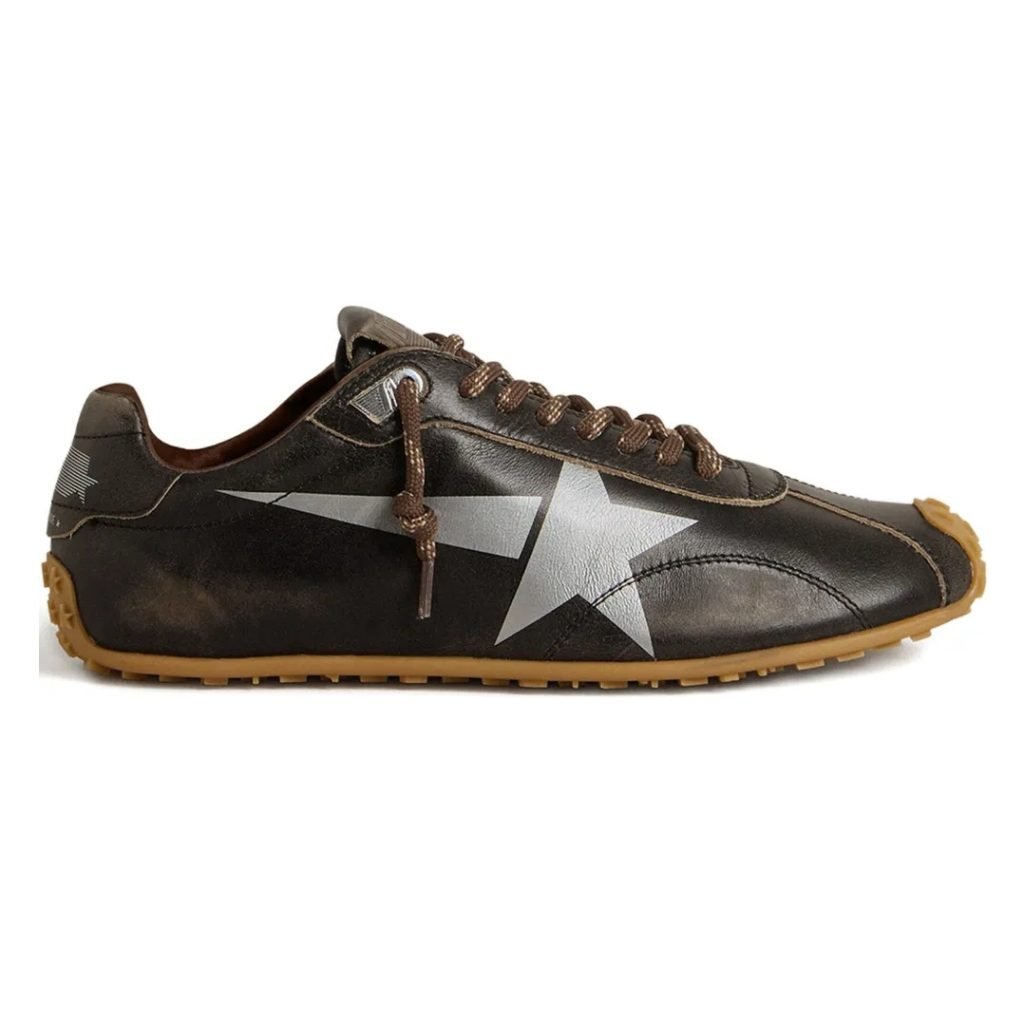 Marathon Speed Suede Star Trainers In Black – Ggdb62