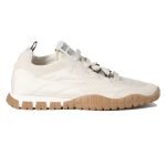 Miumui Tyre Technical Fabric And Suede Sneakers In White