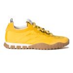 Miumui Tyre Technical Fabric And Suede Sneakers Topaz