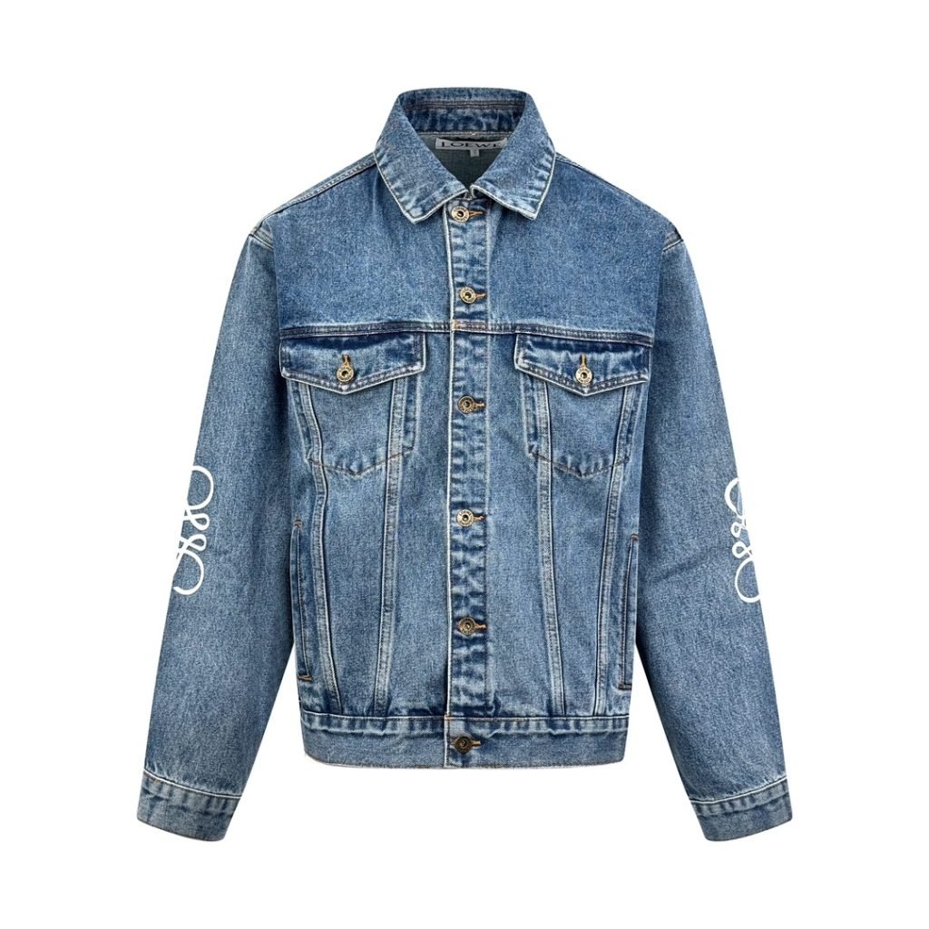 Anagram Denim Jacket In Blue