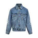 Anagram Denim Jacket In Blue