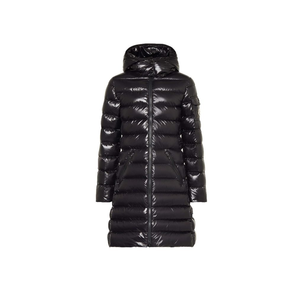 Moncler Enfant Moka Down Coat In Black