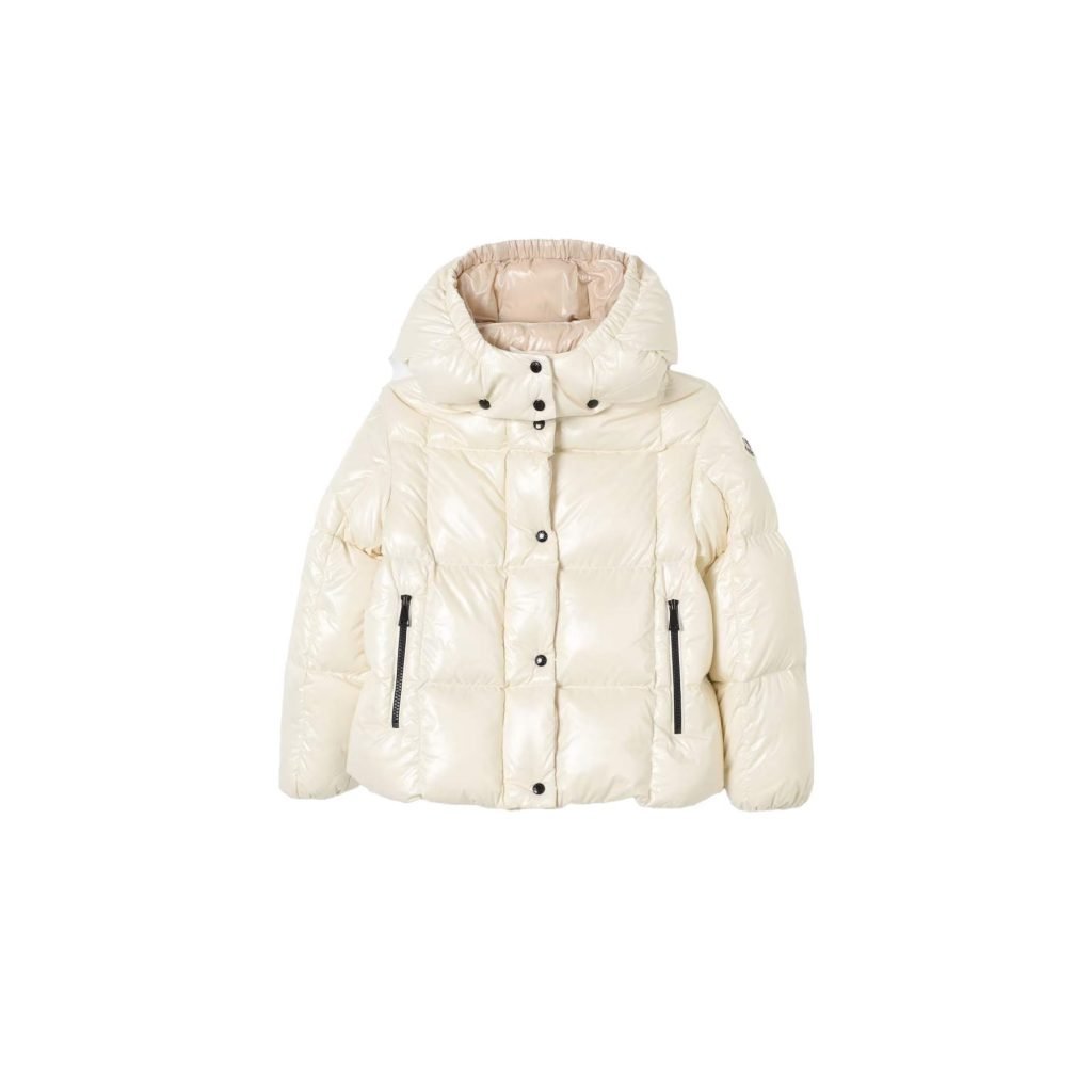 Moncler Enfant Parana Down Jacket In White
