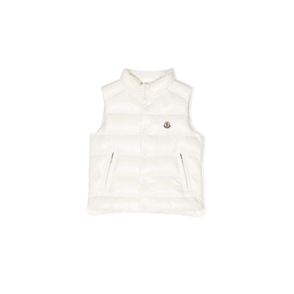 Moncler Enfant Tib Padded Vest In White