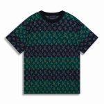 Monogram Short-Sleeved Crewneck Dark Night Blue 1Aijzy
