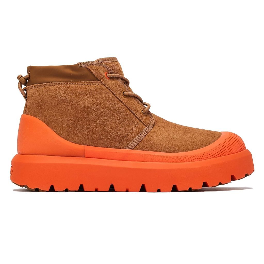 Neumel Weather Hybrid Boots In Brown And Orange