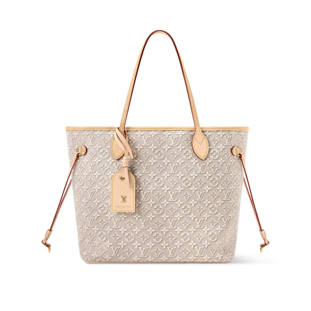 Neverfull MM Bag Monogram Embleme Peuplier Jacquard Textile M2A381