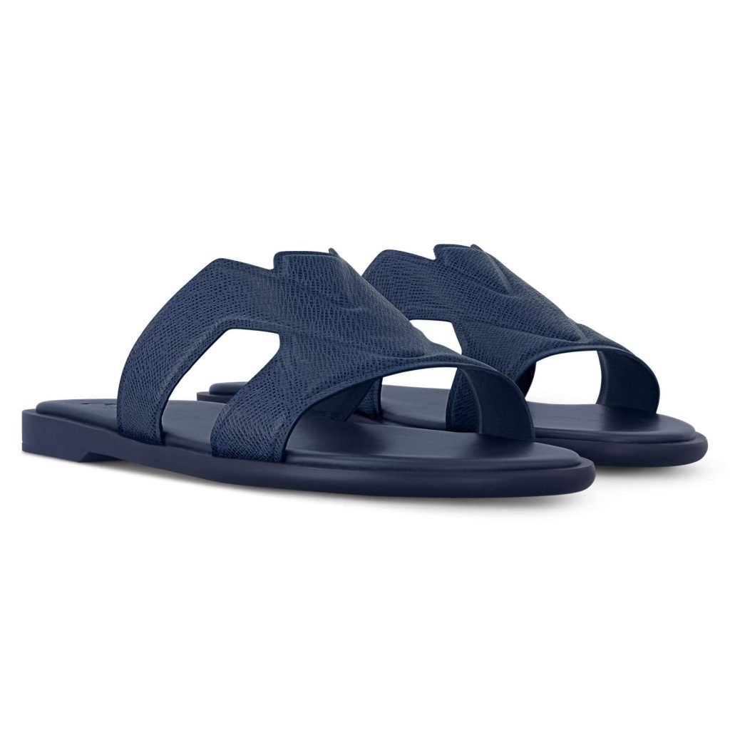 Oasis Mules Blue Taiga Leather 1Ahscf