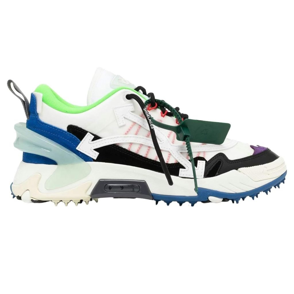 Odsy-2000 Sneakers In White, Black And Blue – Ow94