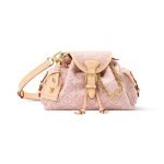 Odyssee Pm Bag Monogram Embleme Rose Ruban Jacquard Textile M29974