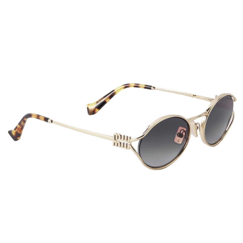Oval Frame Gold-Tone Sunglasses Smu52Ys – Sg200