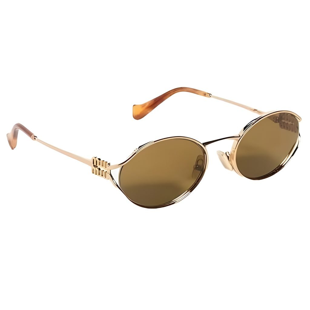 Oval Frame Gold-Tone Sunglasses Smu52Ys – Sg201