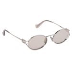 Oval Frame Silver-Tone Sunglasses Smu52Ys – Sg202