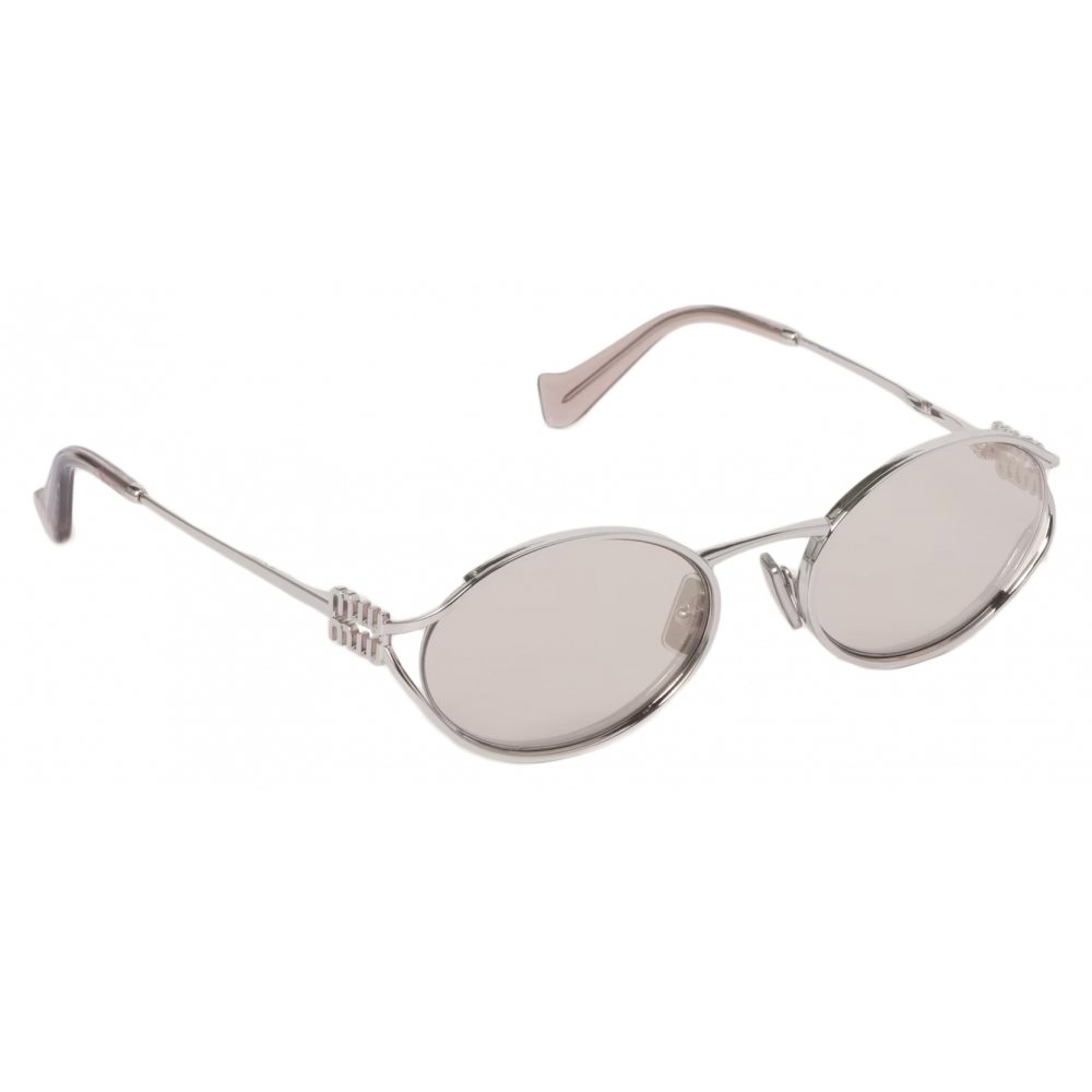 Oval Frame Silver-Tone Sunglasses Smu52Ys – Sg202
