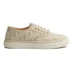 Saltwind Sneakers Beige Oblique Embroidered Cotton – Cd504