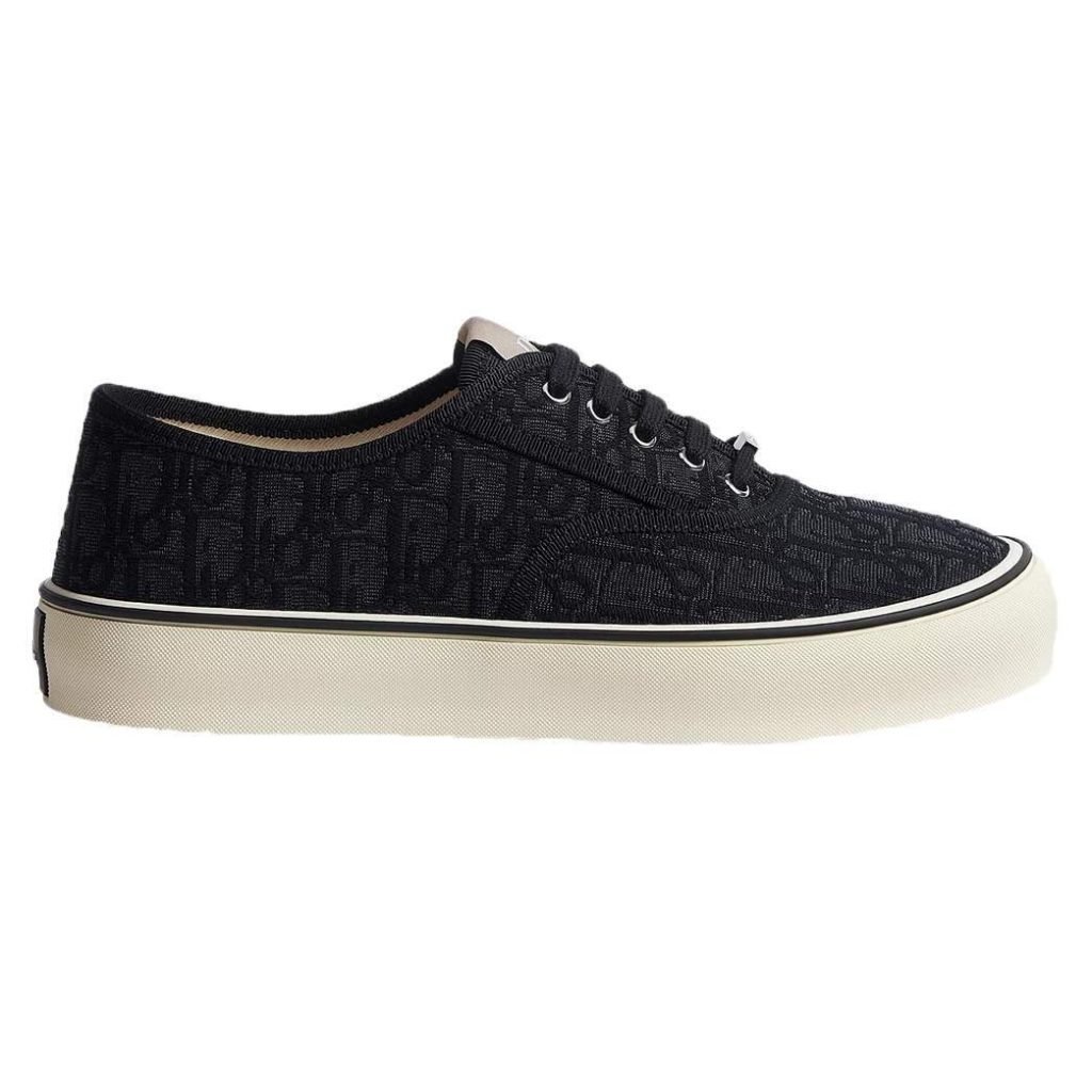 Saltwind Sneakers Black Oblique Jacquard – Cd502
