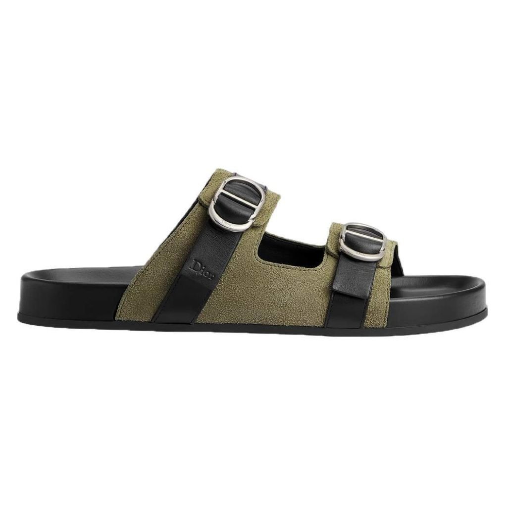 Aqua Sandals Black Suede Calfskin – Cd509