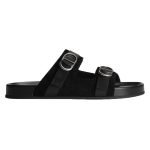 Aqua Sandals Black Suede Calfskin – Cd510