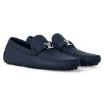 Silverstone Moccasin Navy Blue Grained Calf Leather 1Ahrkl