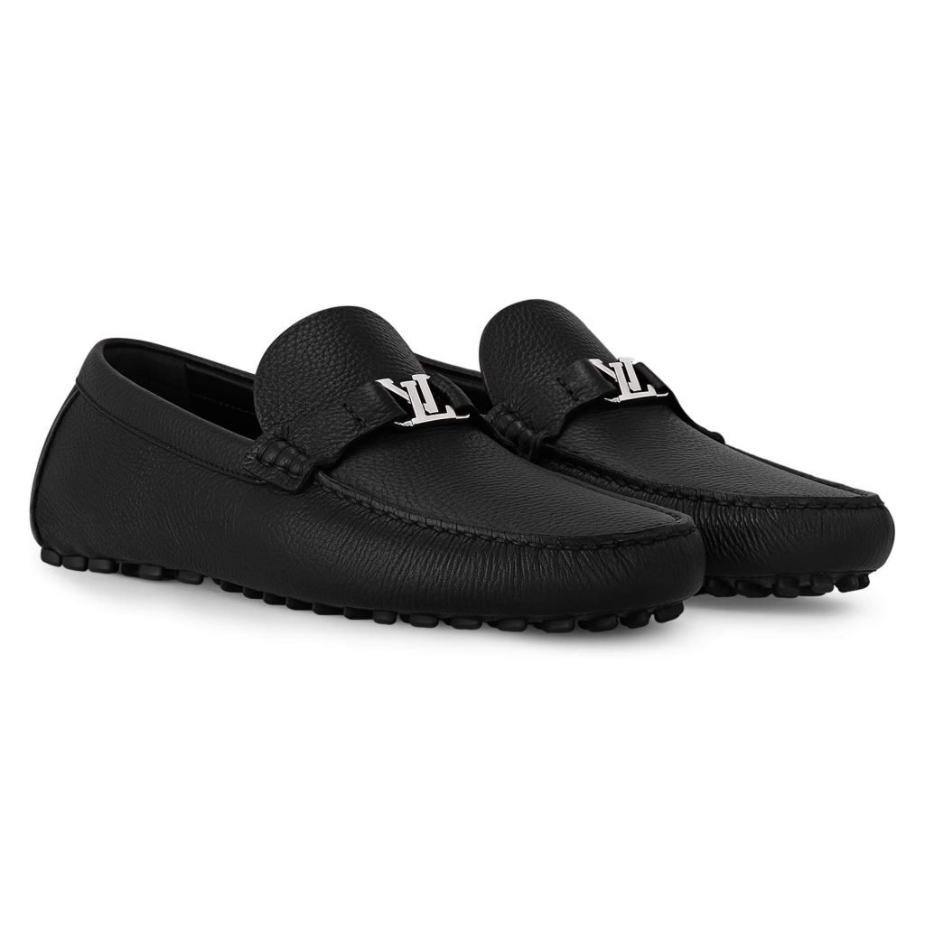Silverstone Moccasins Black Grained Calf Leather 1Ahrmkv