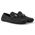 Silverstone Moccasins Black Monogram-Embossed Calf Leather 1Ahrrw
