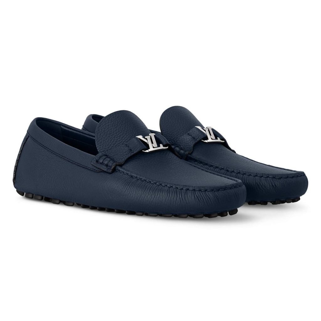 Silverstone Moccasins Blue Grained Calf Leather 1Ahrkx