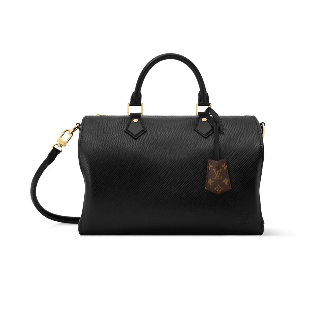 Speedy Soft 30 Bag Black Calfskin Leather M25671