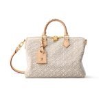 Speedy Soft 30 Bag Monogram Embleme Peuplier Jacquard Textile M28479