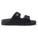 Suede Band Sandals In Navy Blue – Pds45